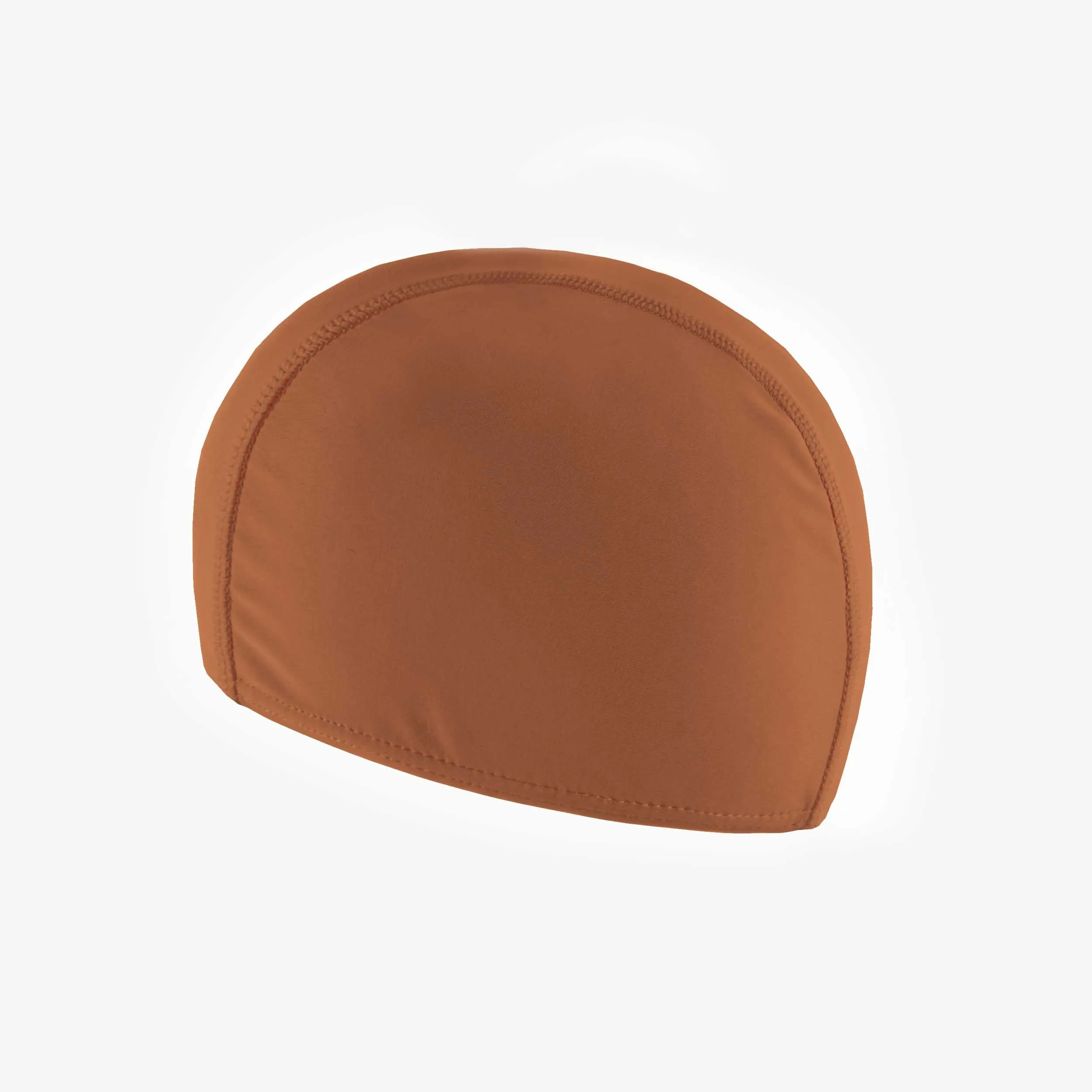 Bonnet de bain brun, enfant || Brown bathing cap, child