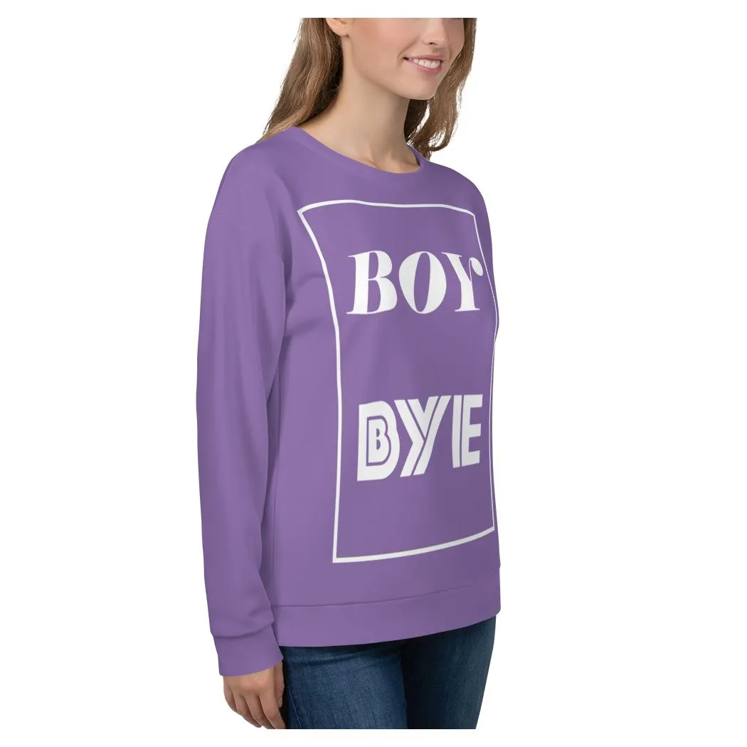 Boy BYE Sweatshirt (Violet)