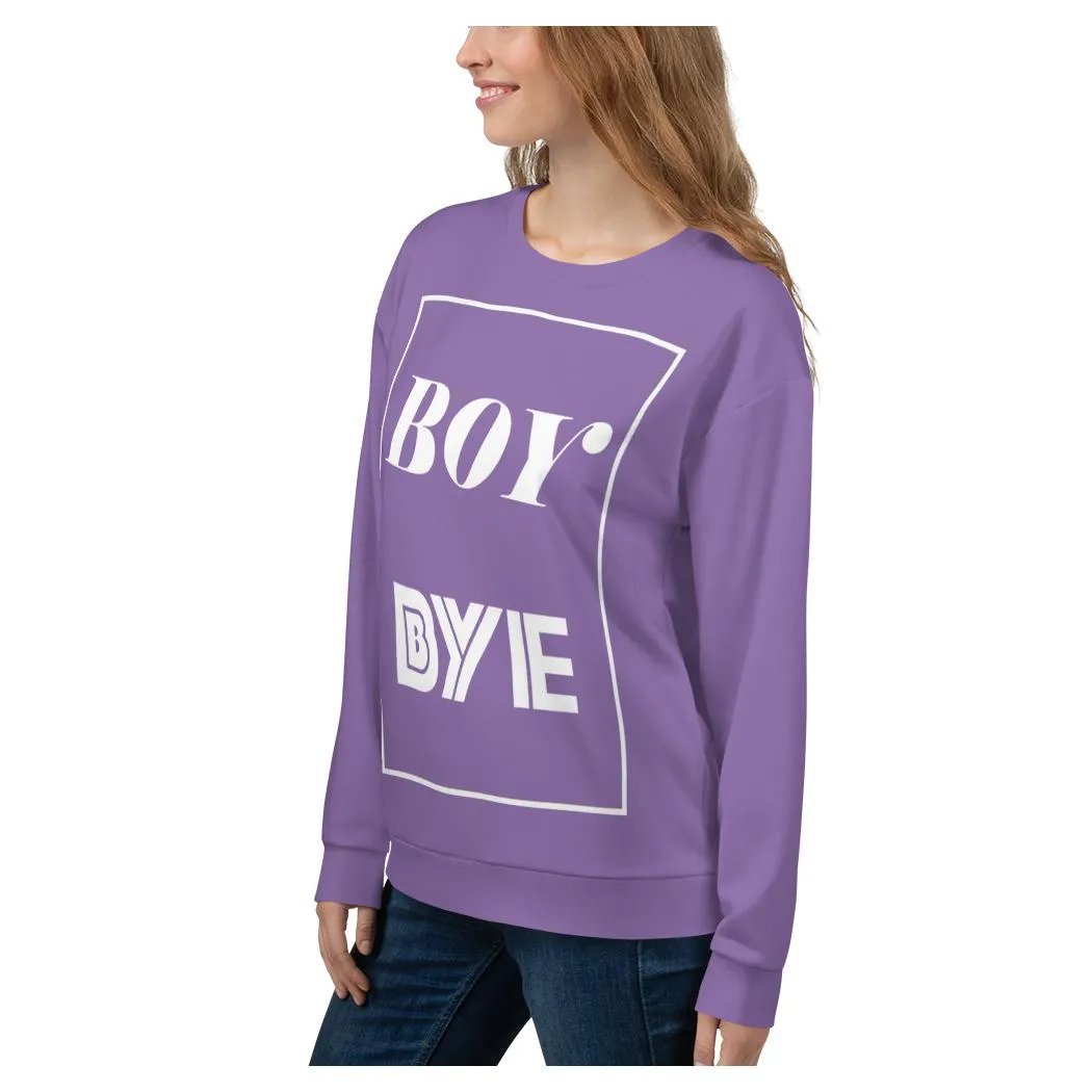 Boy BYE Sweatshirt (Violet)