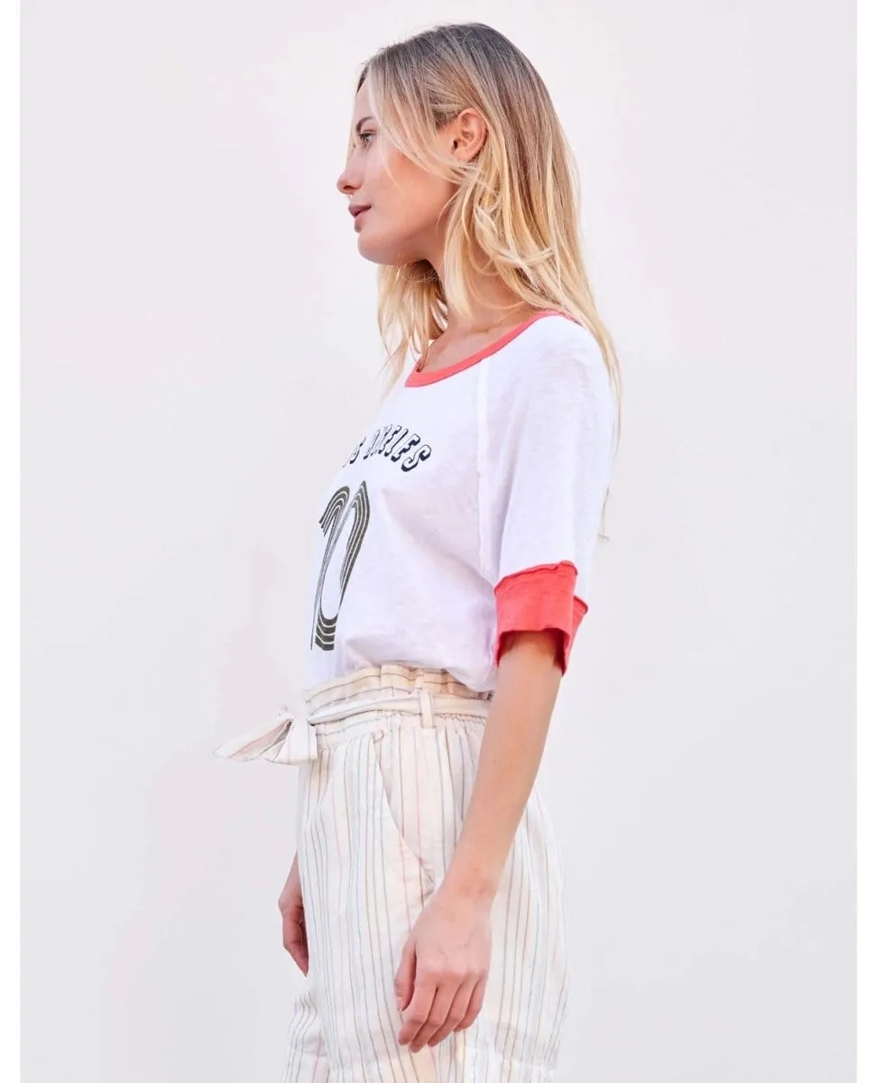 Boyfriend Los Angeles Tee White