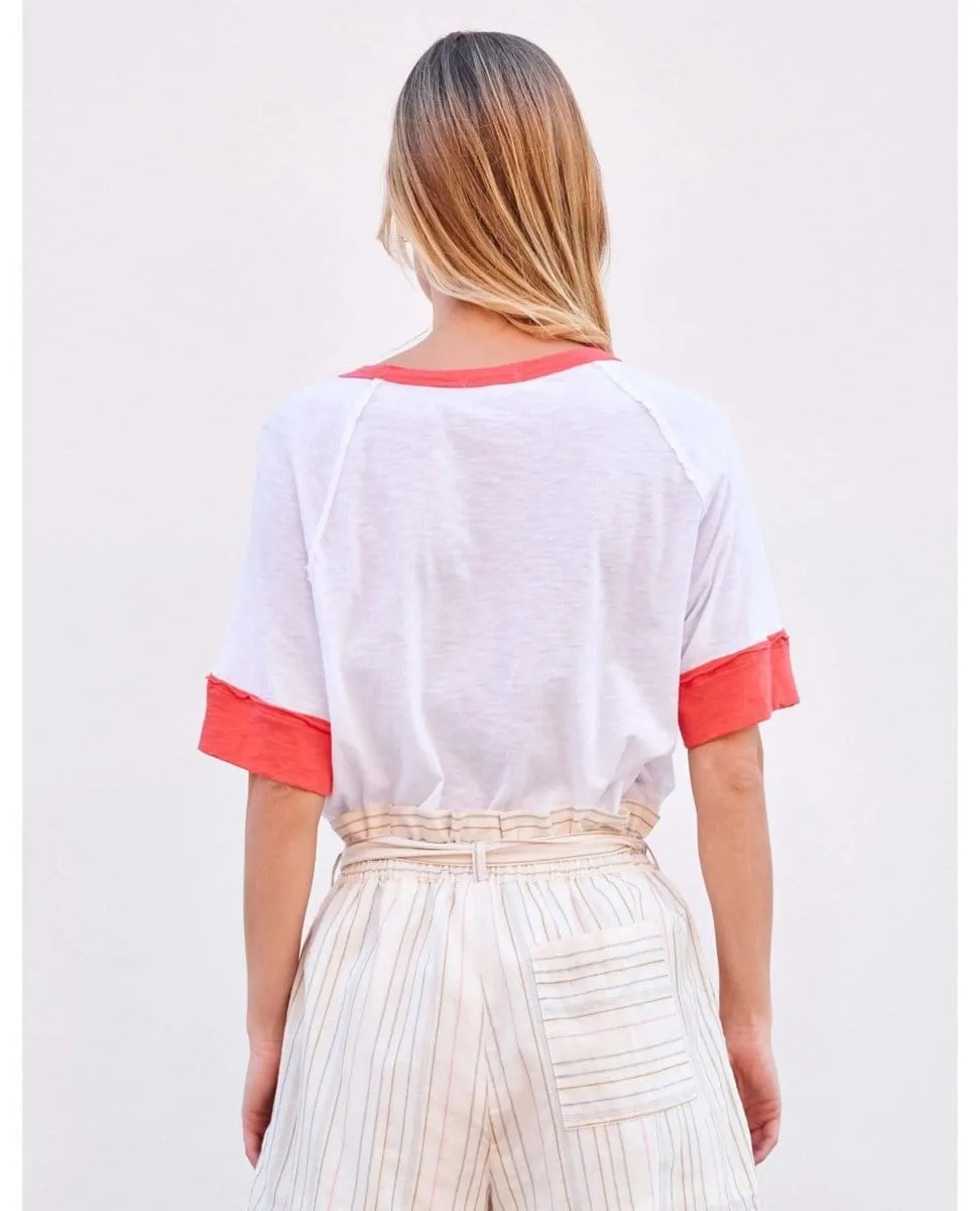 Boyfriend Los Angeles Tee White