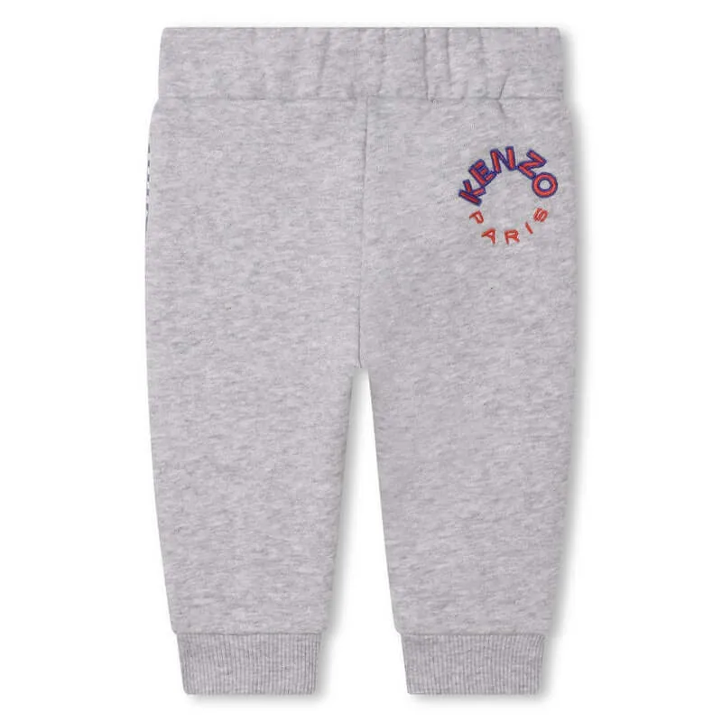 Boys Grey 'IKEBANA' Jogging Bottoms