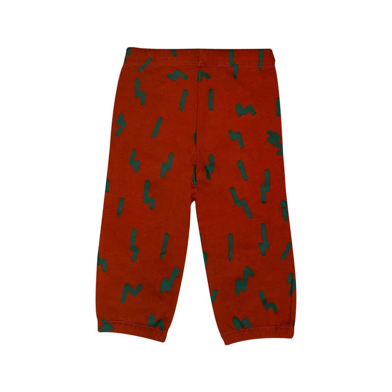 Brown Lightning Strike Tracksuits