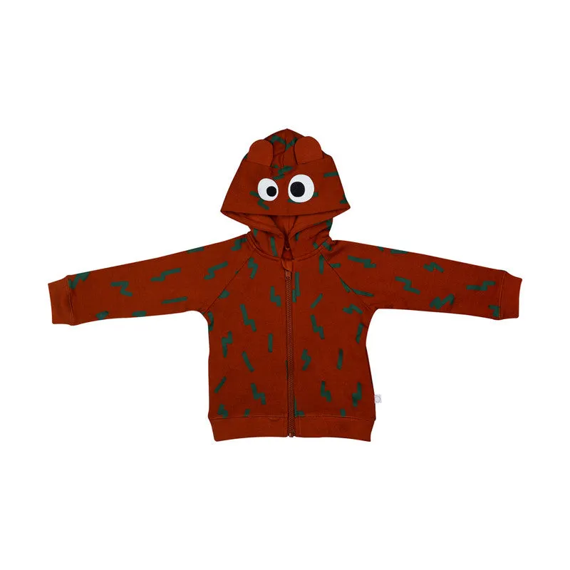 Brown Lightning Strike Tracksuits