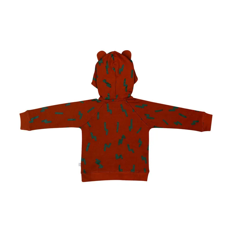 Brown Lightning Strike Tracksuits