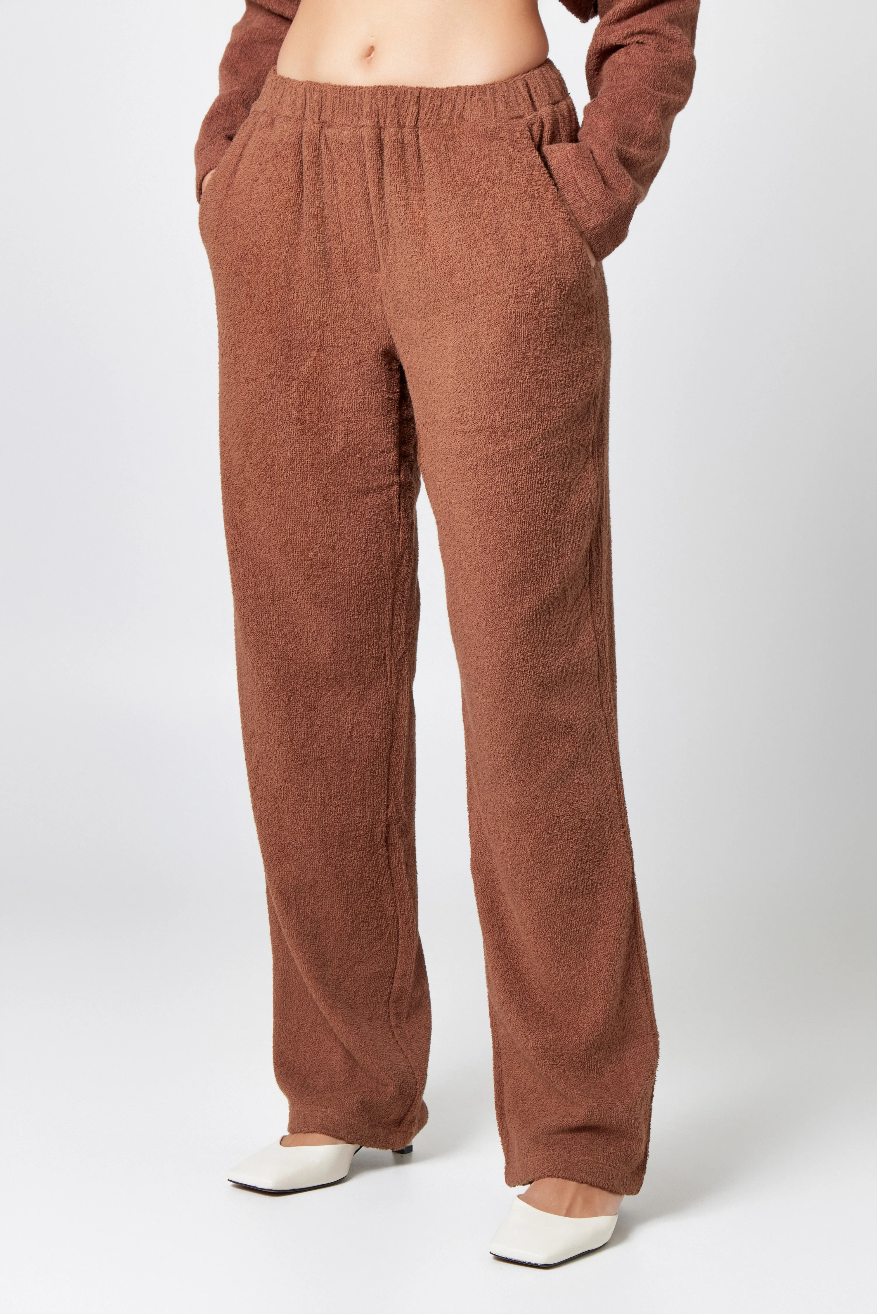 Brown Towelling Co-Ord