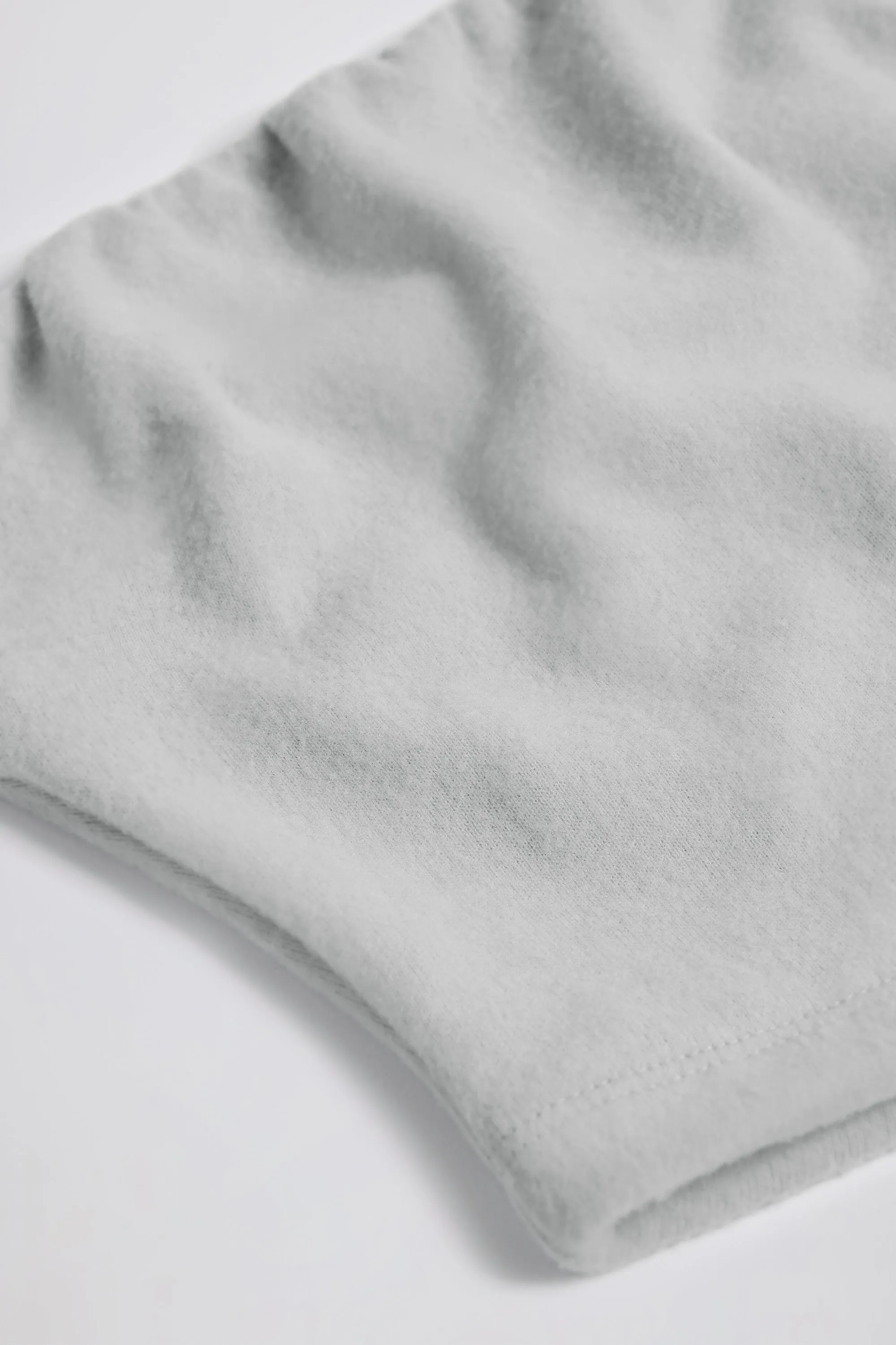 Brushed Jersey Bandeau Top in Fog Grey