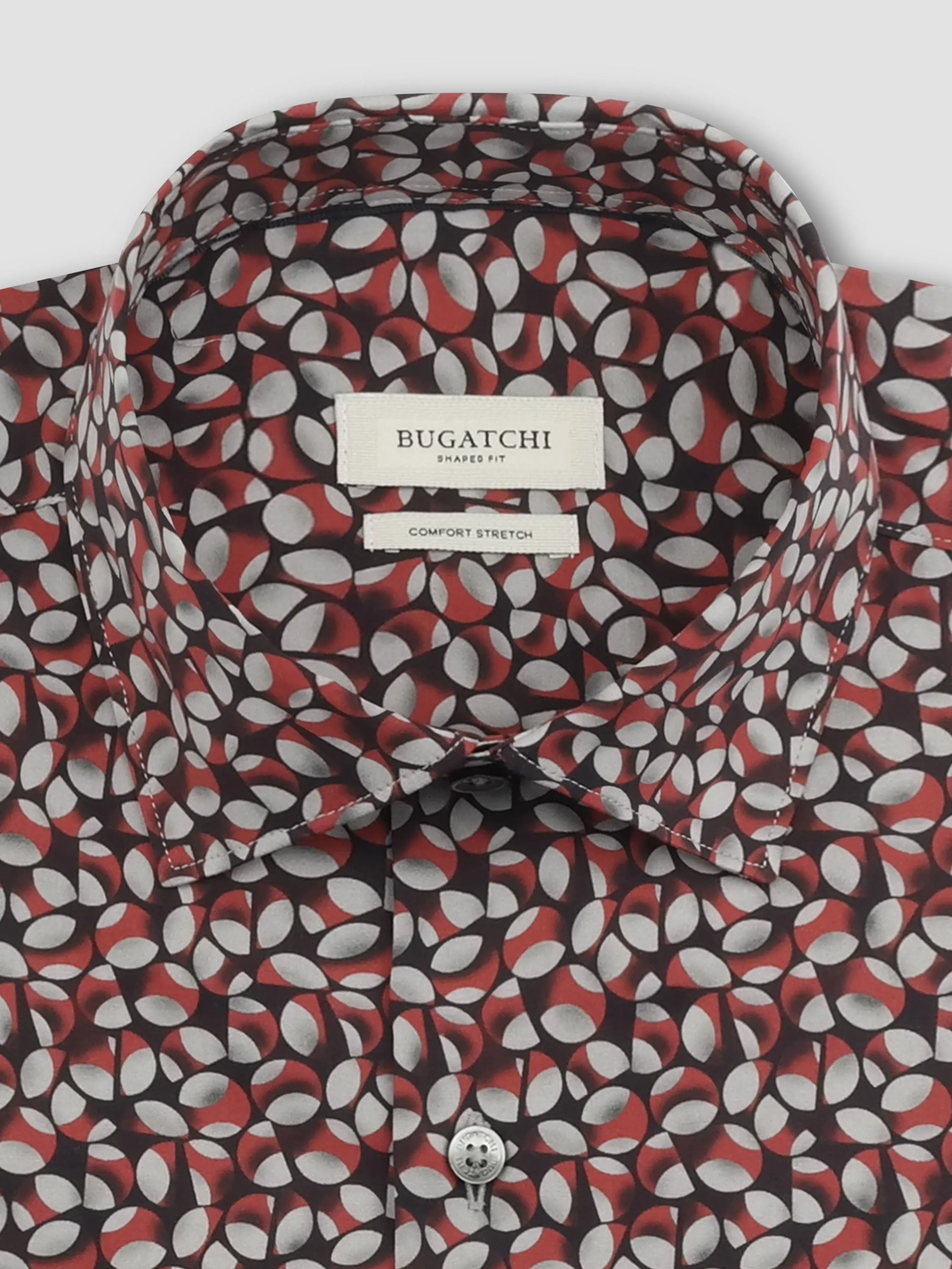 Bugatchi Ooohcotton Axel Long Sleeve Shirt - Cement