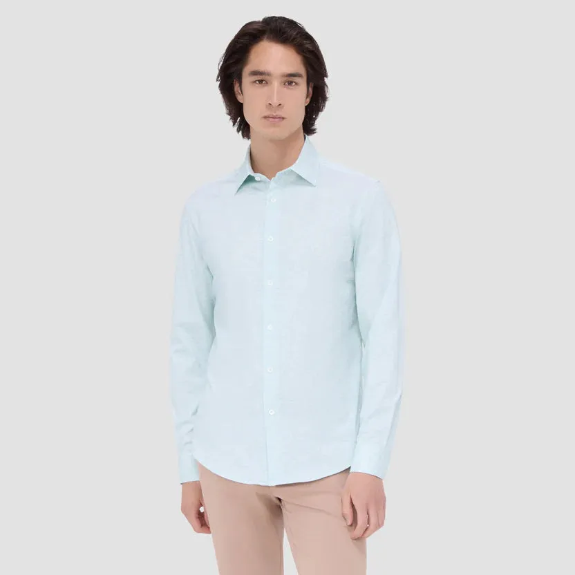 Bugatchi Ooohcotton James Long Sleeve Shirt - Jade