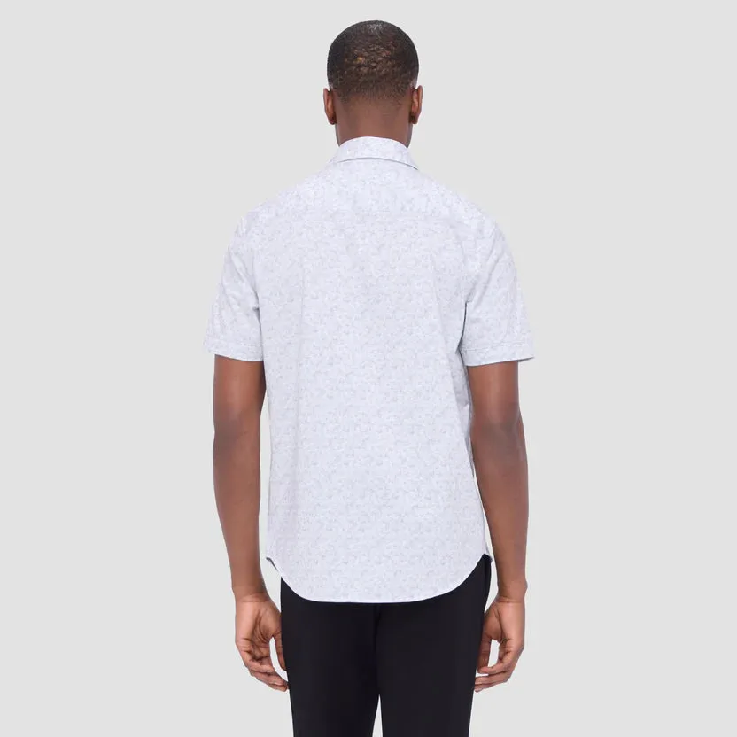 Bugatchi Ooohcotton Myron Short Sleeve Shirt - Platinum