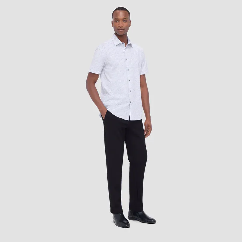 Bugatchi Ooohcotton Myron Short Sleeve Shirt - Platinum
