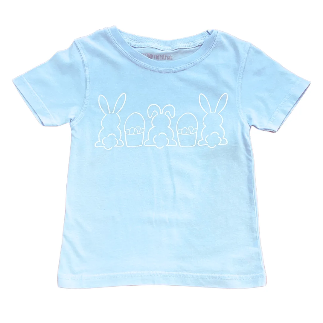 Bunny Short Sleeve Shirt - Blue