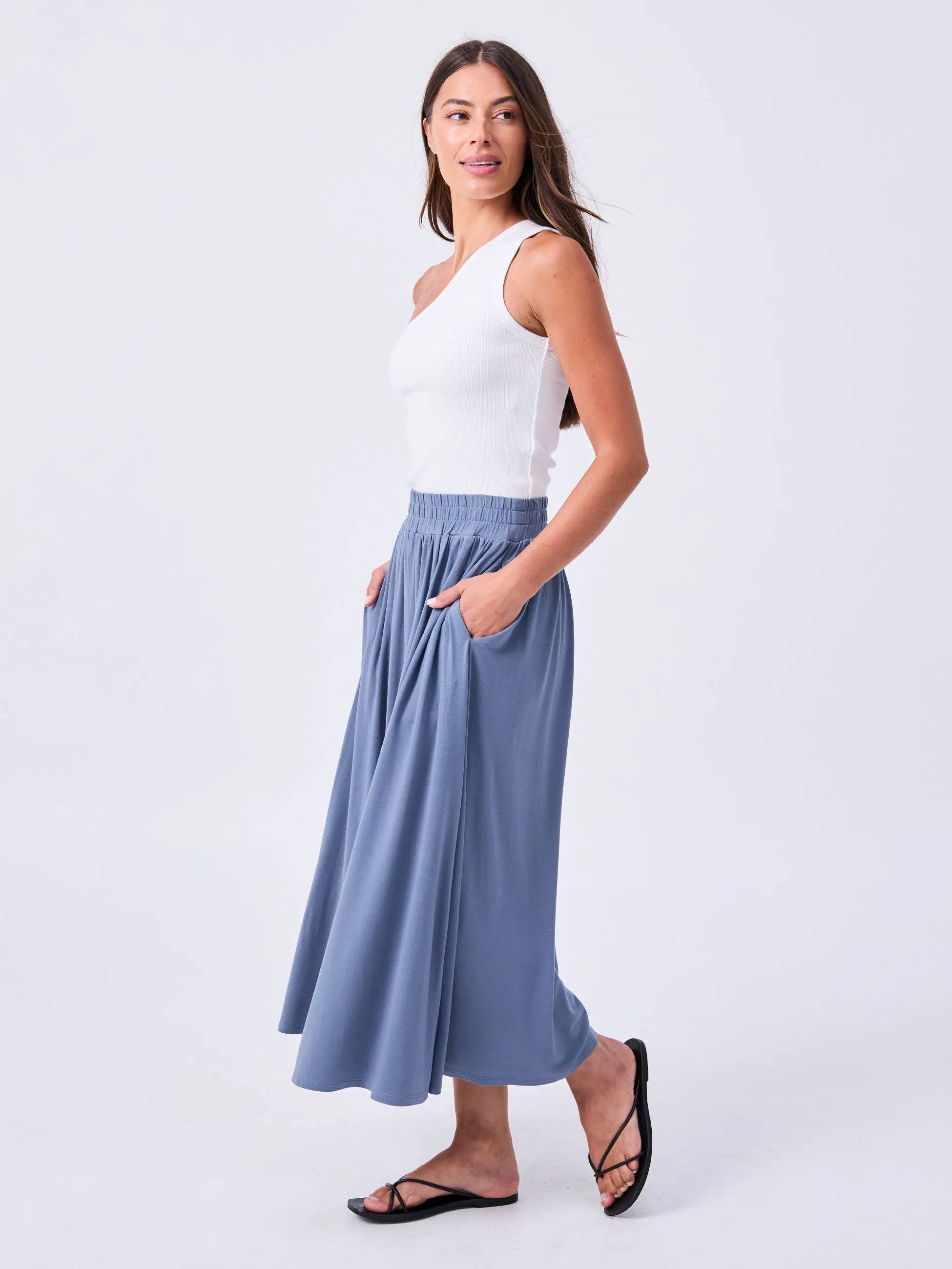 Circle Skirt - China Blue