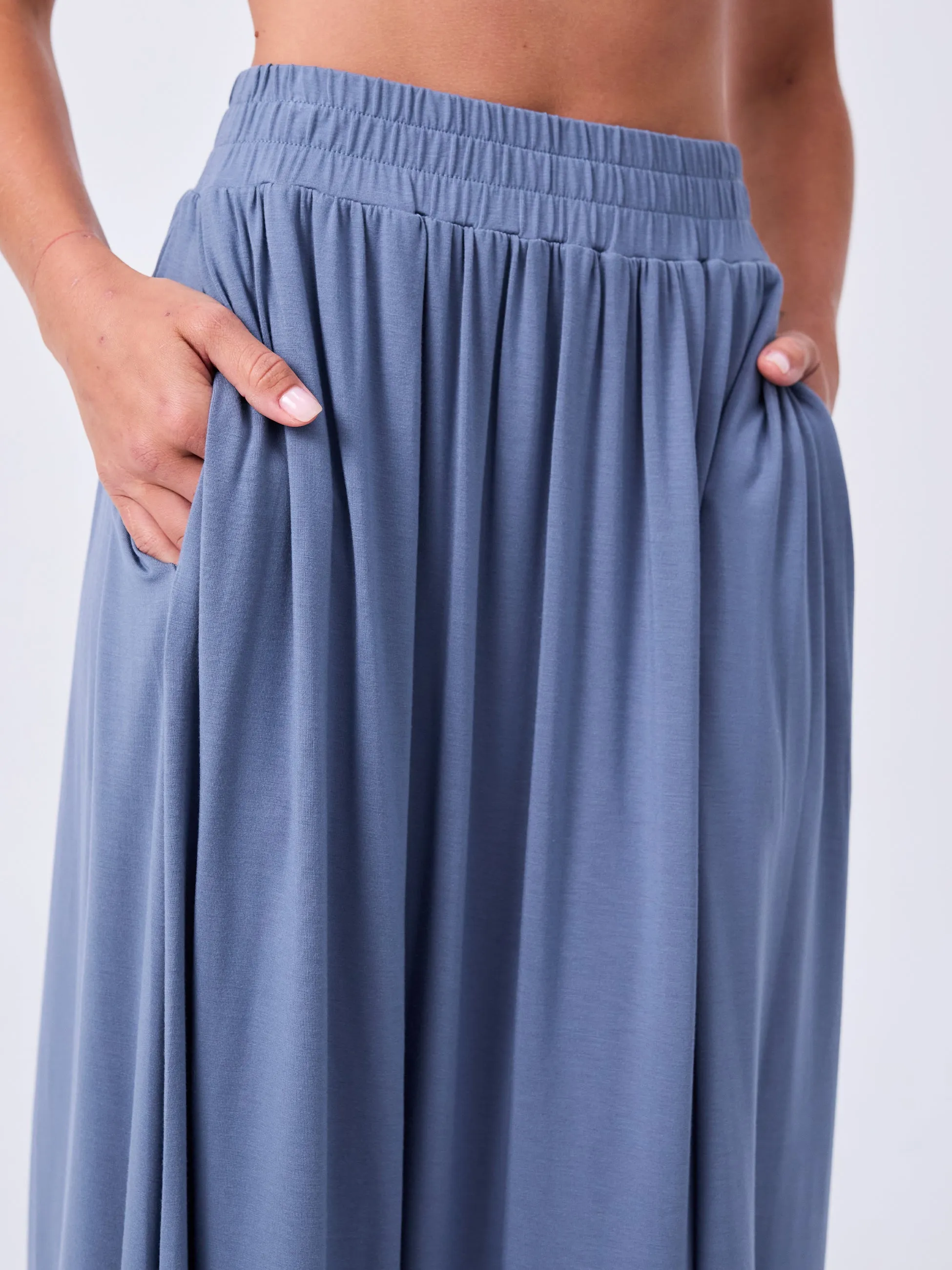 Circle Skirt - China Blue