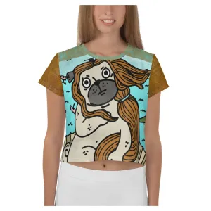 Clamshell Venus AOP Crop Top