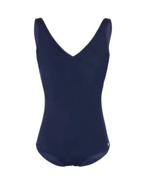 Classic V-Back Swimsuit - Navy