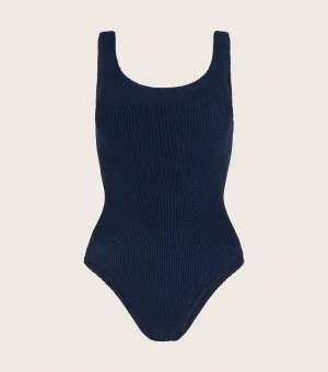 Coverage Square Neck Swim - Navy