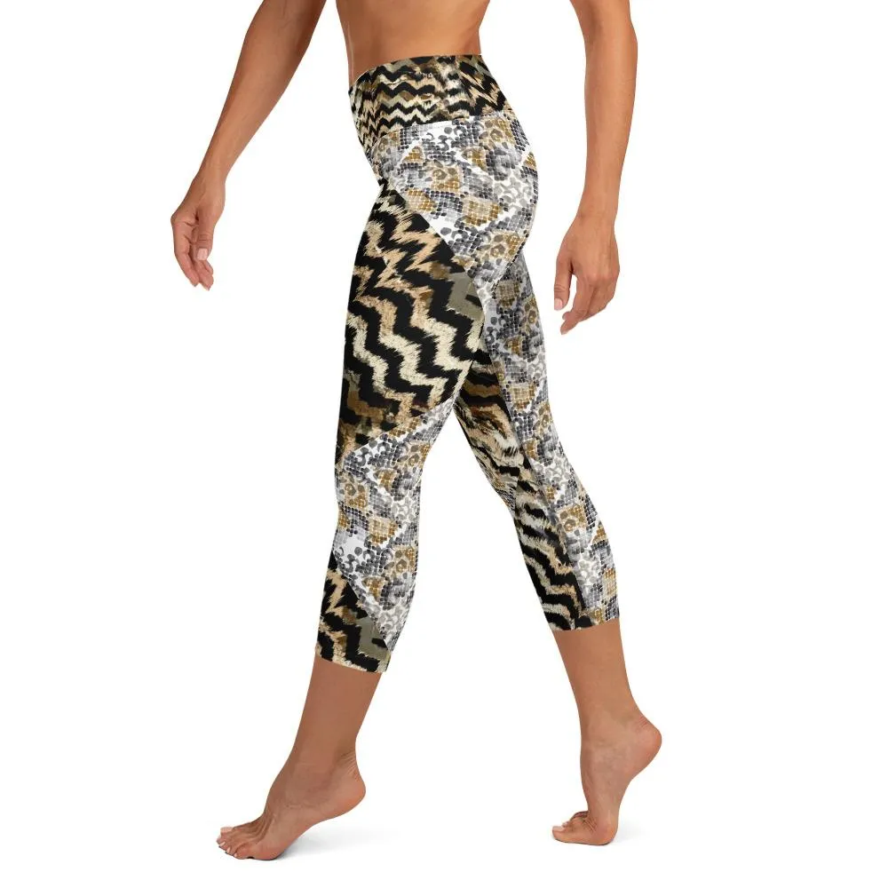 Crazy-Ass Leggings - Animal Yoga Capri