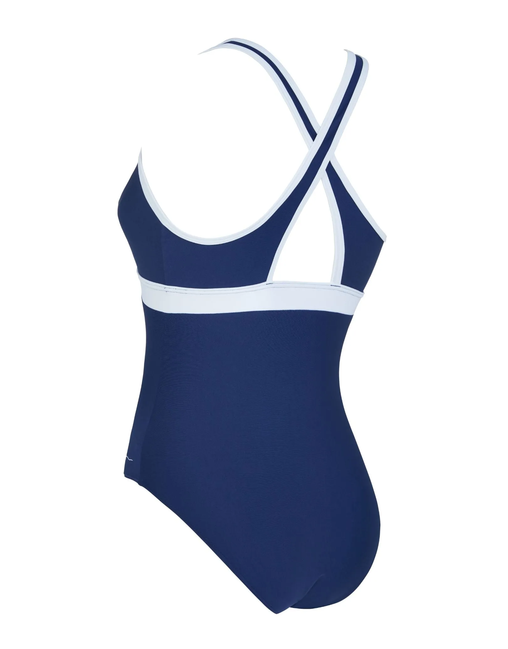 Dakota Crossback Swimsuit - Navy/White