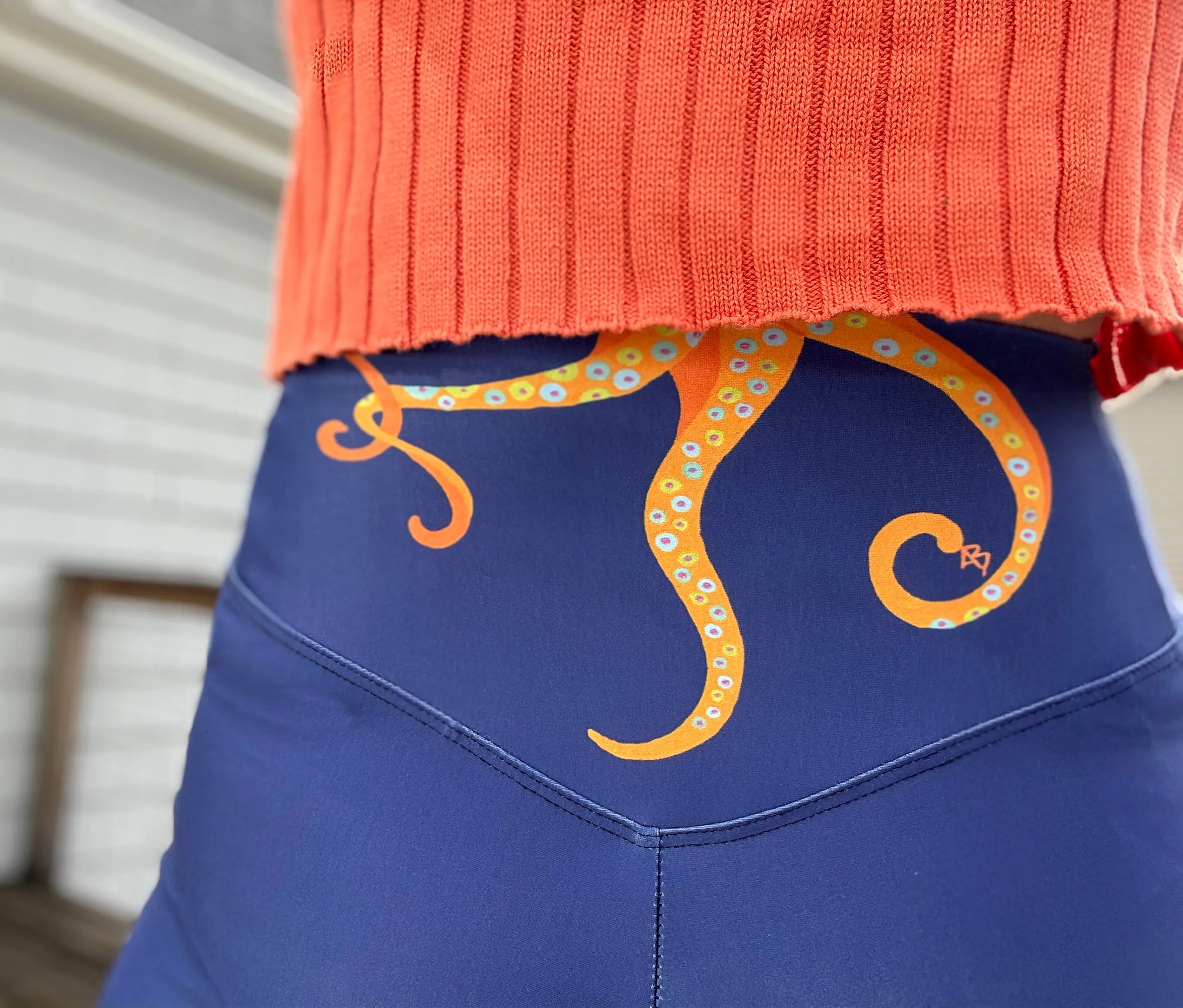 Dancing Octopus Flair Yoga Pants