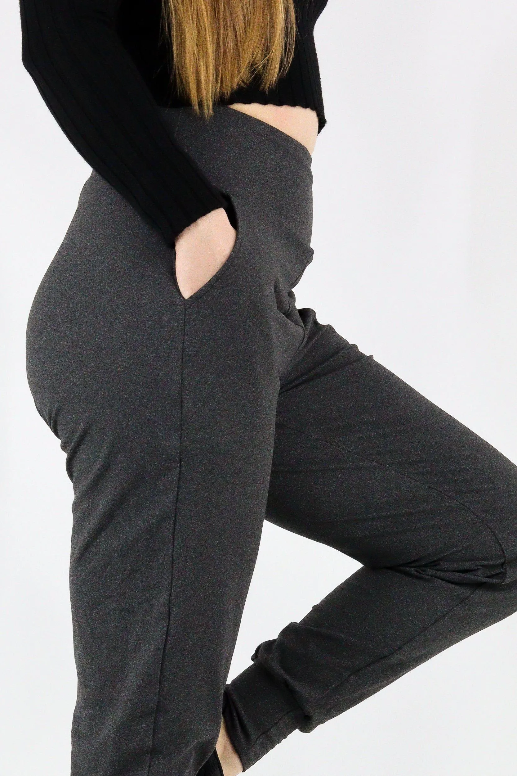 Dark Heather Grey - Hybrid 'Soft' Pocket Joggers 1.0