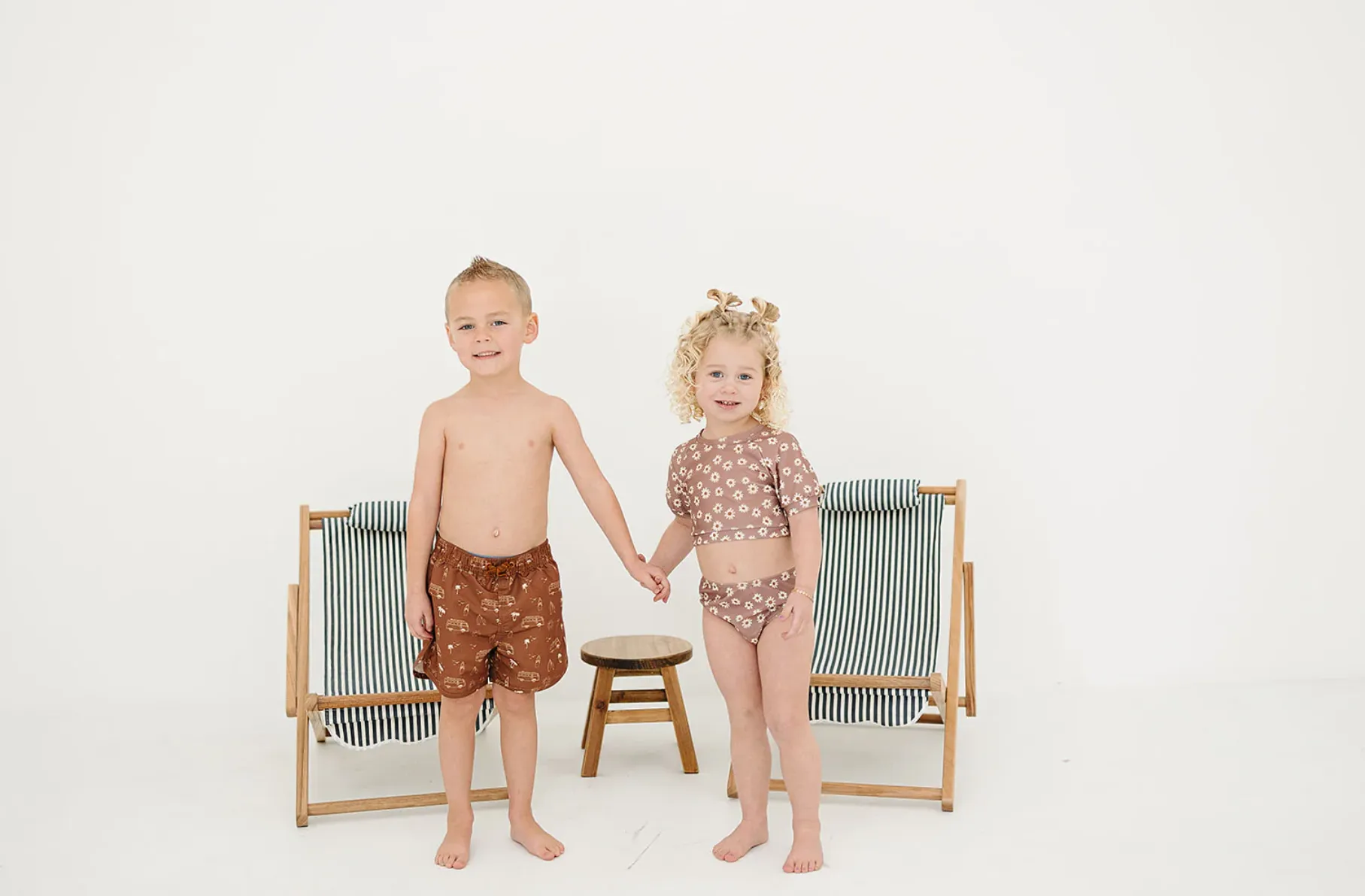 Dark Rust Surf Swim Shorts