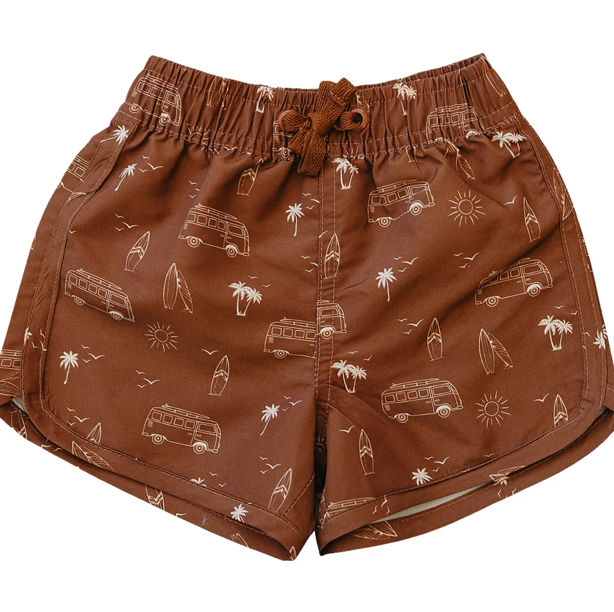 Dark Rust Surf Swim Shorts