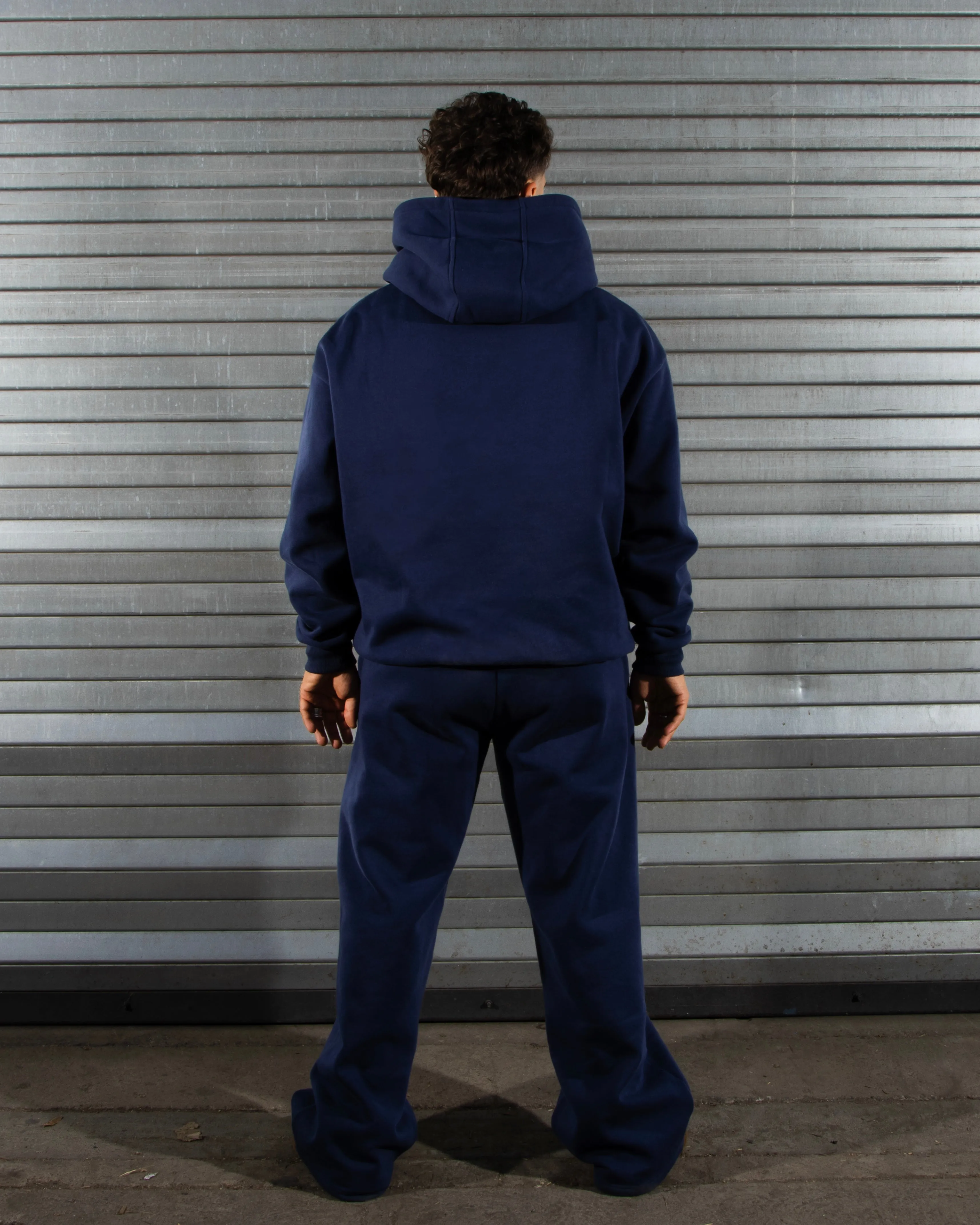 DCRB Tracksuit Open Leg Jogger - Navy Blue