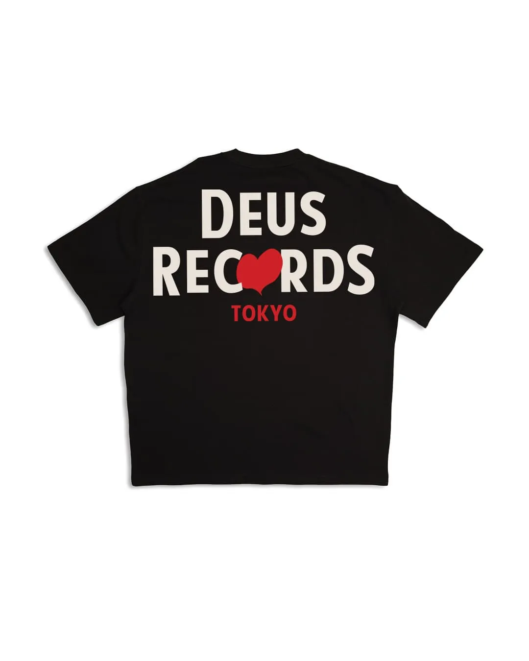 DEUS EX MACHINA DEEP CUT TEE - BLACK