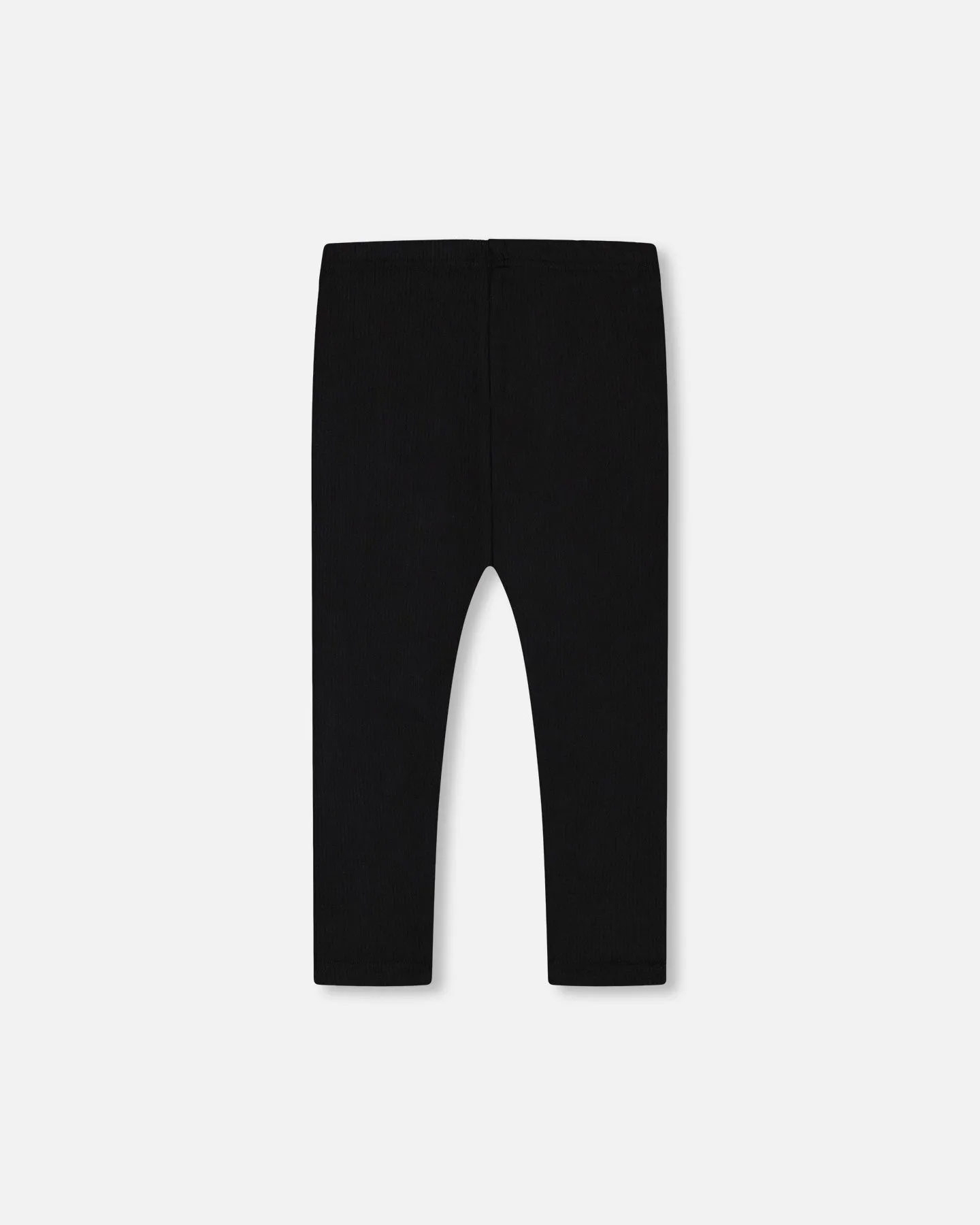 Deux Par Deux Black Rib Leggings
