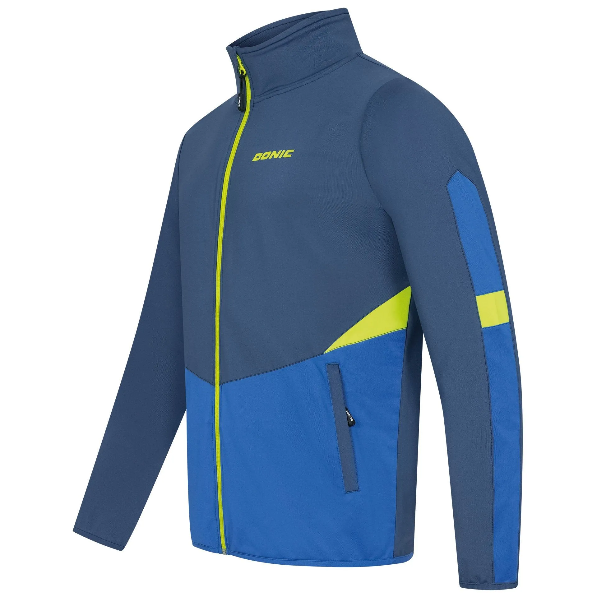 Donic Tracksuitjacket Trail navy/royalblue/lime
