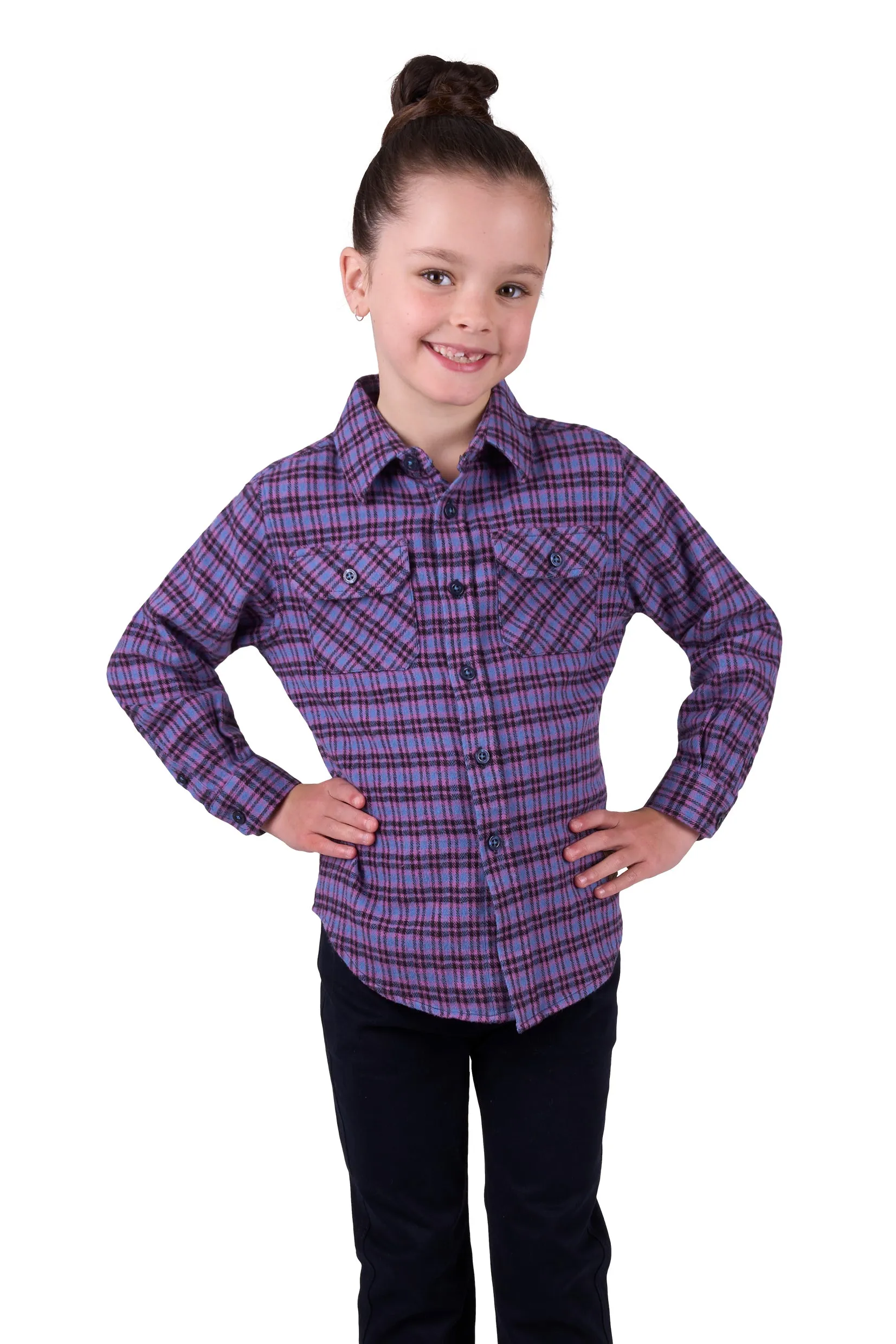 Dux Back Kids Timma Thermal Shirt - Purple