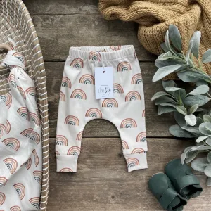 Earthy Rainbow Harem Leggings | Ready To Post