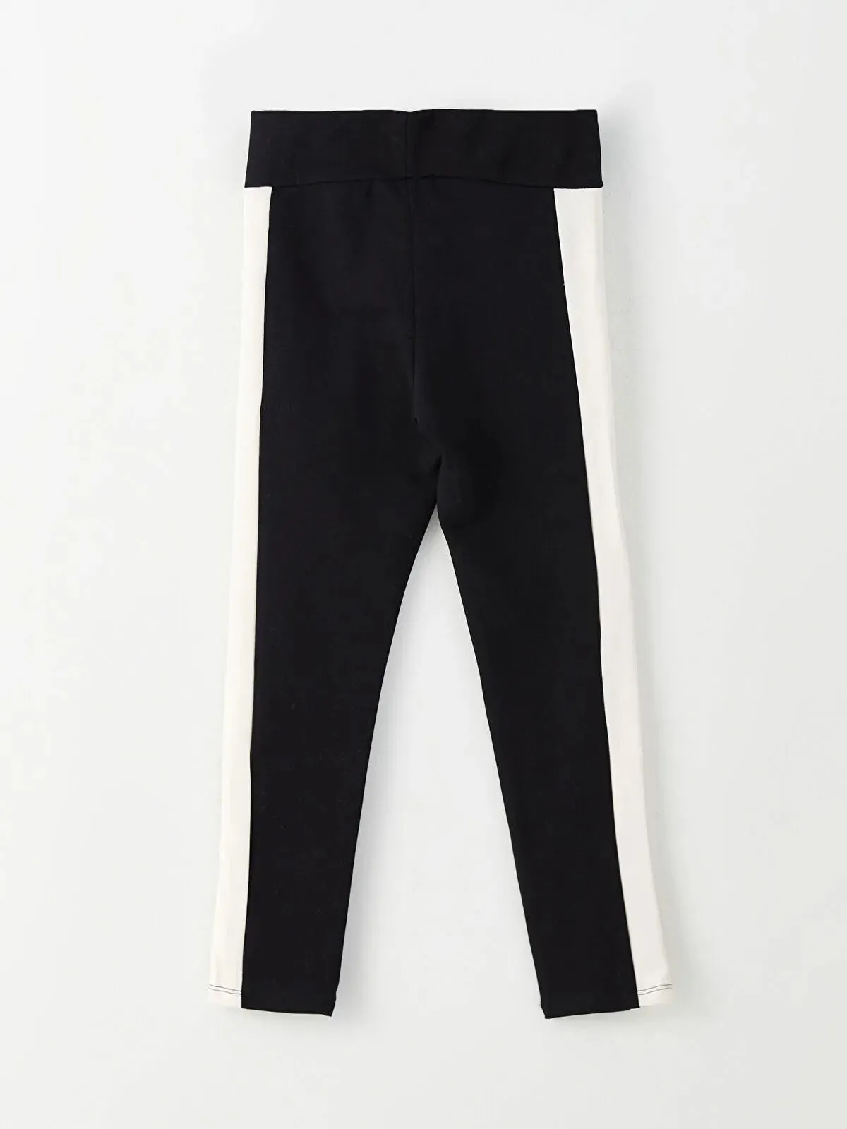 Elastic Waist Printed Cotton Girls Tights