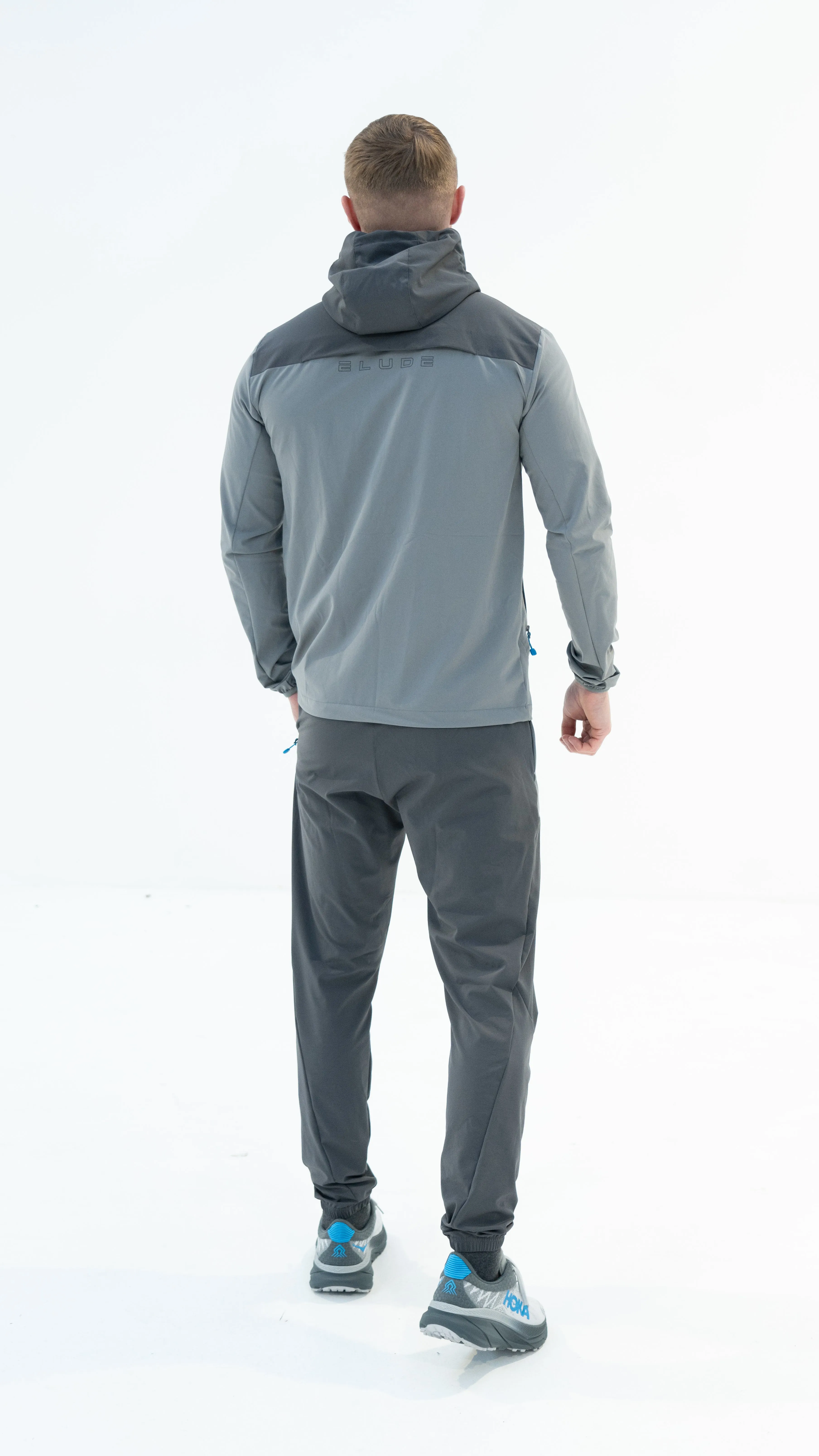 ELUDE Ghost Tracksuit - Light Grey/Coal/Blue