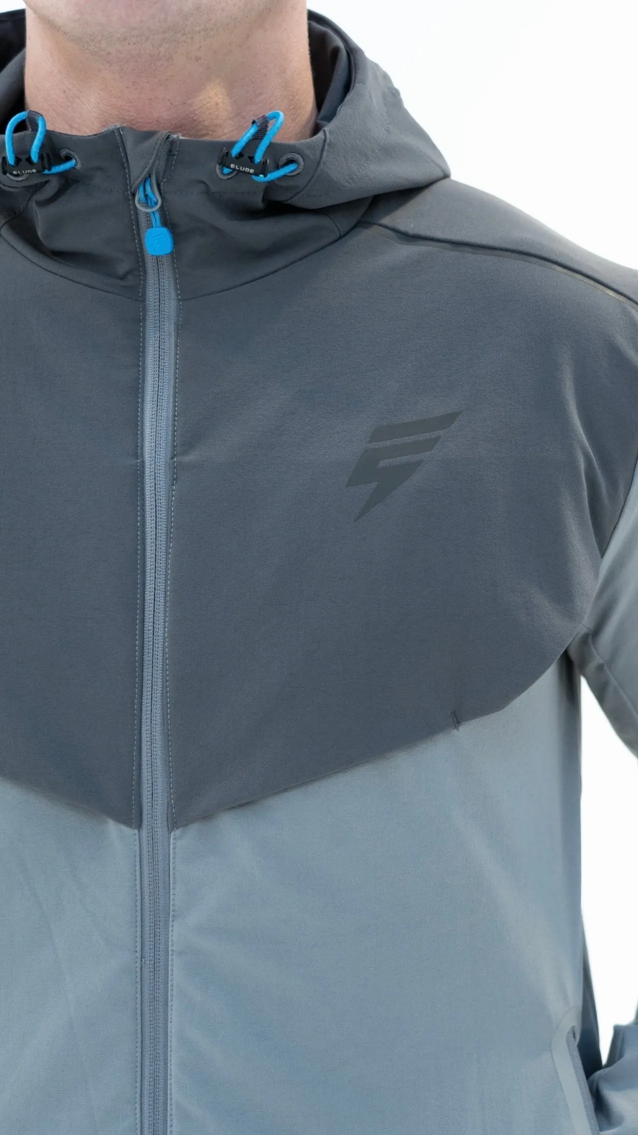 ELUDE Ghost Tracksuit - Light Grey/Coal/Blue