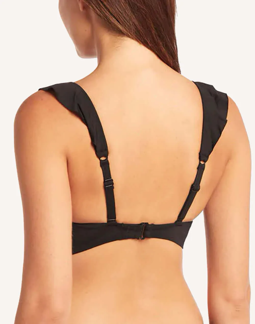 Essentials Frill Bikini Top