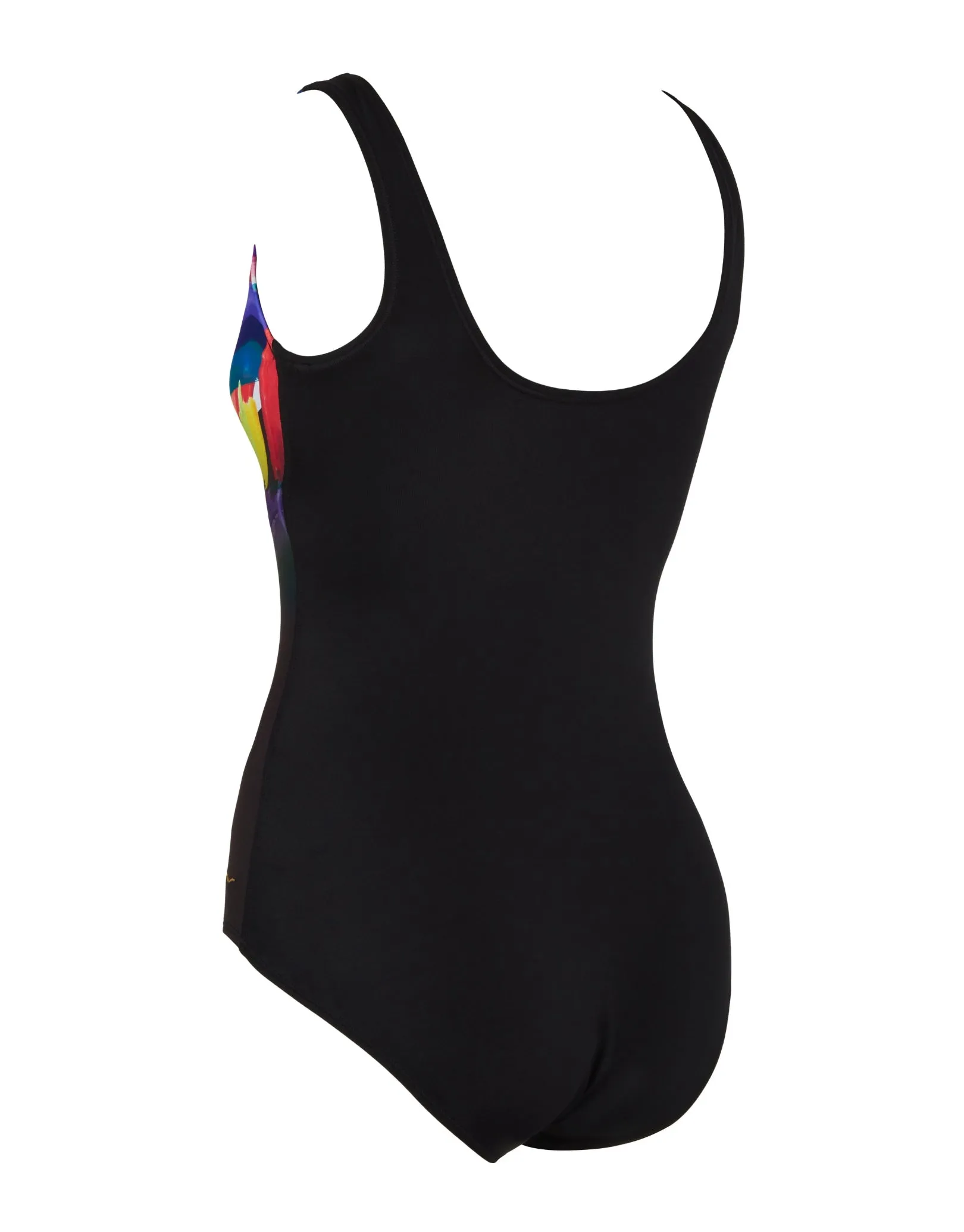 Euphoria Scoopback Swimsuit - Black/Multi