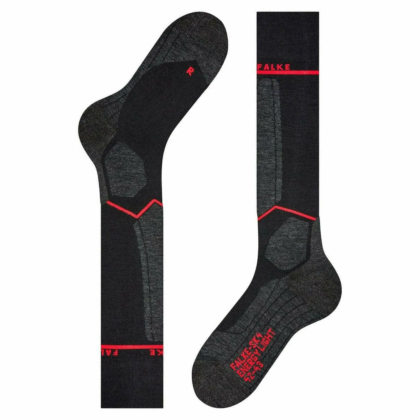 FALKE Mens SK4 Energizing Light Mens Skiing Knee High Socks