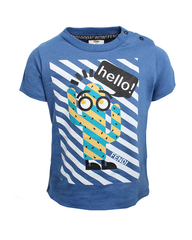 Fendi T-Shirt(BLUE)