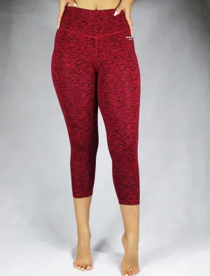 Fiery Fury Crop Legging