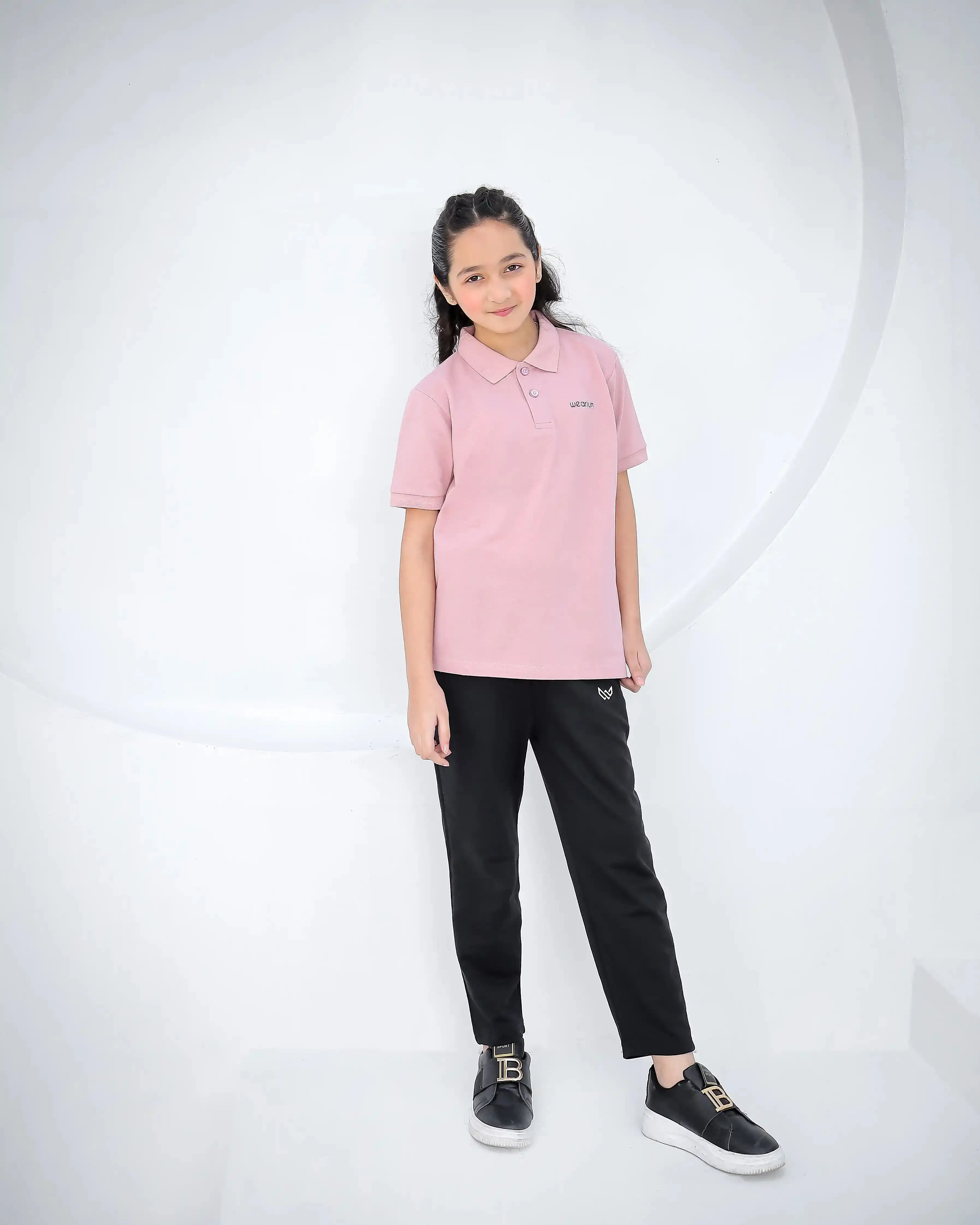 Fine Edition Kids - Premium Cotton Polo Twinset
