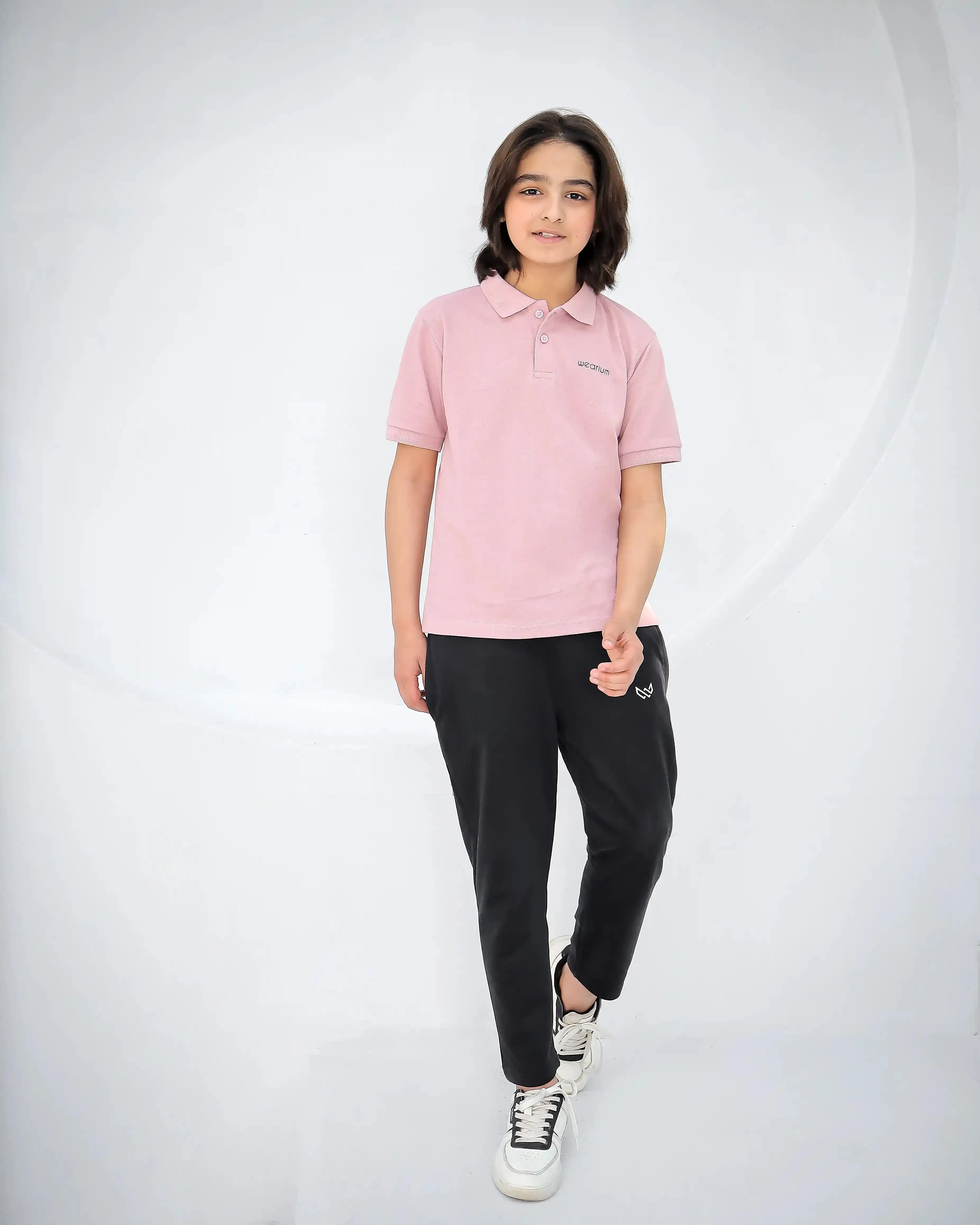 Fine Edition Kids - Premium Cotton Polo Twinset