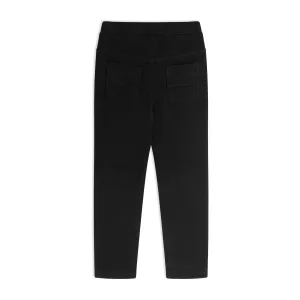 Fleece Legging With Knee Applique Black