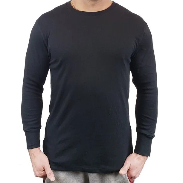 Fleeced Thermal Top | Cotton Blend Base Layer | Men's