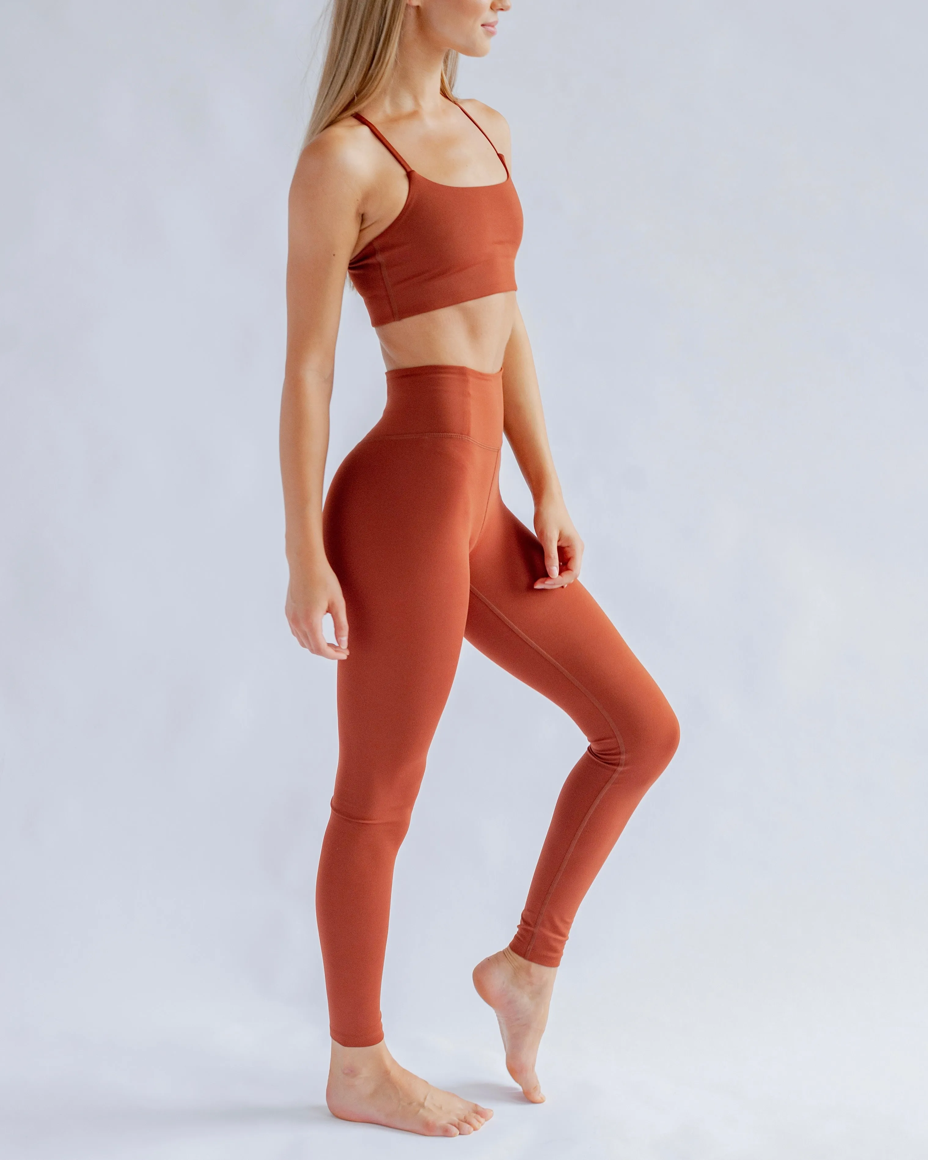 Float Seamless Leggings, Mahogany