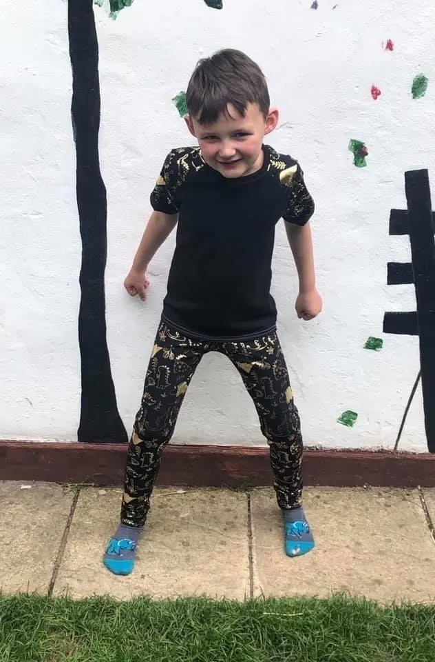 Foil Dino Short Sleeve Tee