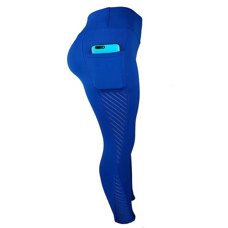 Four-sided Elastic Hip Pants Running trendy Sports Fitness Clothes Women's Yoga Pants Leggings
