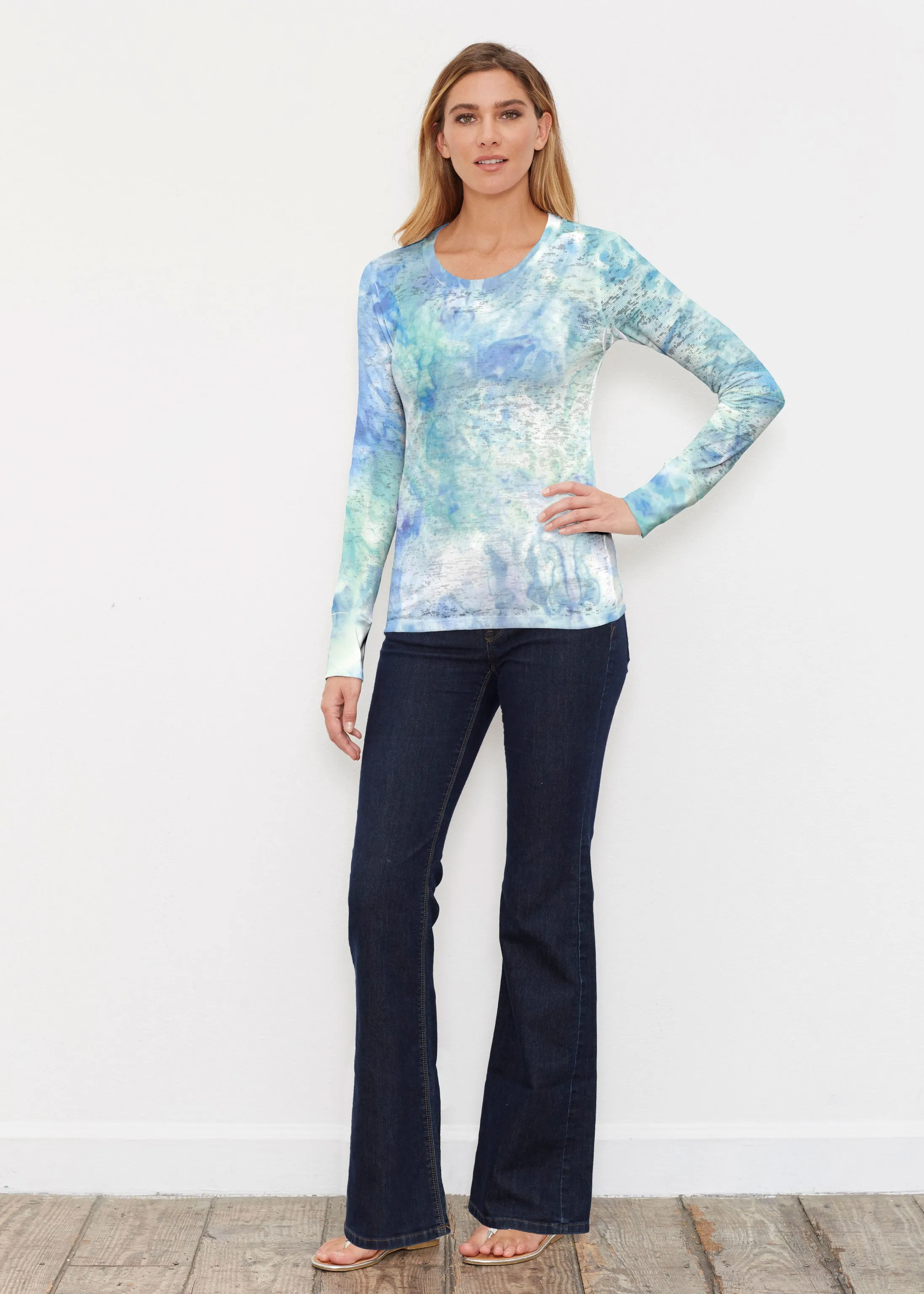 Francesca (16249) ~ Thermal Long Sleeve Crew Shirt