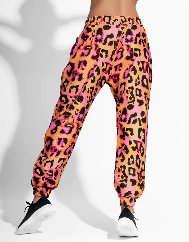 FUCSIA CHEETAH JOGGER